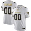 Custom West Virginia Mountaineers Football White Gold Stitched Jersey