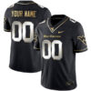 Custom West Virginia Mountaineers Football Black Limited Stitched Jersey
