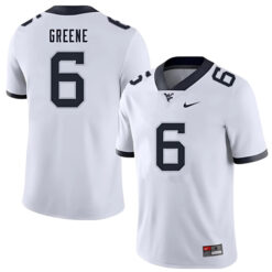 Garrett Greene West Virginia Mountaineers Football White Alumni Stitched Jersey
