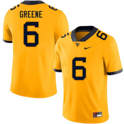 Garrett Greene West Virginia Mountaineers Football Gold Alumni Stitched Jersey