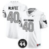 Pat McAfee West Virginia Mountaineers Football White Vapor F.U.S.E Limited Stitched Jersey