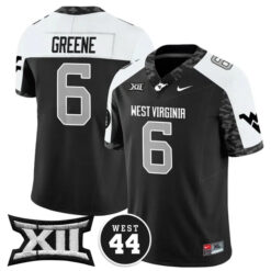Garrett Greene West Virginia Mountaineers Football Alternate Black Vapor F.U.S.E Limited Stitched Jersey w/ XII Patch