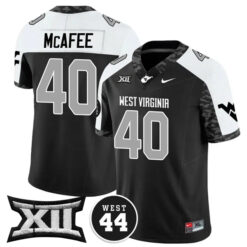 Pat McAfee West Virginia Mountaineers Football Alternate Black Vapor F.U.S.E Limited Stitched Jersey w/ XII Patch