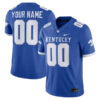 Custom Kentucky Wildcats Football Royal Blue Stitched Jersey