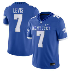 Will Levis Kentucky Wildcats Football Royal Blue Home Stitched Jersey