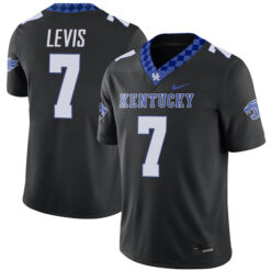 Will Levis Kentucky Wildcats Football Black Alternate Stitched Jersey
