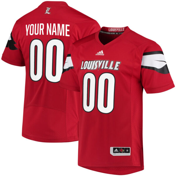 Custom Louisville Cardinals Football Red Premier Stitched Jersey