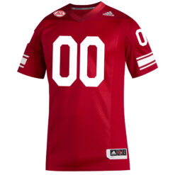 Alternative view of Custom Louisville Cardinals Football Red Alternate Game Stitched Jersey w/ ACC Patch