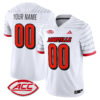 Custom Louisville Cardinals Football White Limited Stitched Jersey w/ ACC Patch