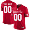 Custom Houston Cougars Football Red Alternate Stitched Jersey