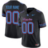 Custom Houston Cougars Football Black Oilers-inspired Stitched Jersey