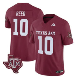 Marcel Reed Texas A&M Aggies Football Maroon Home Stitched Jersey
