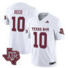 Marcel Reed Texas A&M Aggies Football White Away Stitched Jersey