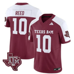 Marcel Reed Texas A&M Aggies Football Alternate Maroon Stitched Jersey