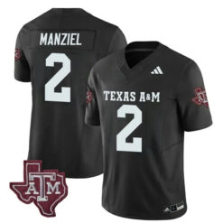 Johnny Manziel Texas A&M Aggies Football Black Alternate Stitched Jersey