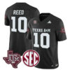 Marcel Reed Texas A&M Aggies Football Black Alternate Stitched Jersey w/ SEC Patch