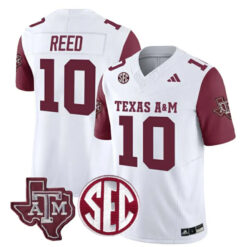 Marcel Reed Texas A&M Aggies Football Alternate Black Stitched Jersey w/ SEC Patch