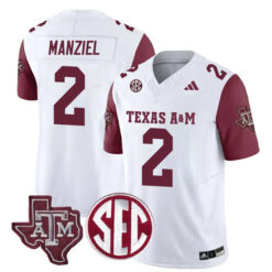 Johnny Manziel Texas A&M Aggies Football Alternate Black Stitched Jersey w/ SEC Patch
