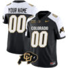 Custom Colorado Buffaloes Football Alternate Black Vapor F.U.S.E Limited Stitched Jersey w/ XII Patch