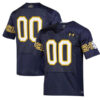 Custom Notre Dame Fighting Irish Football Navy Shamrock Series Stitched Jersey