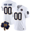 Custom Notre Dame Fighting Irish Football White Vapor F.U.S.E Limited Stitched Jersey