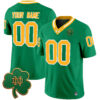 Custom Notre Dame Fighting Irish Football Alternate Green Throwback Vapor F.U.S.E Limited Stitched Jersey