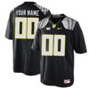 Custom Oregon Ducks Football Black Mighty Oregon Stitched Jersey w/ B1G Patch