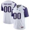 Custom Washington Huskies Football White Away Stitched Jersey