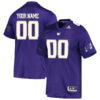 Custom Washington Huskies Football Purple Premier Stitched Jersey