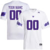 Custom Washington Huskies Football White Premier Stitched Jersey