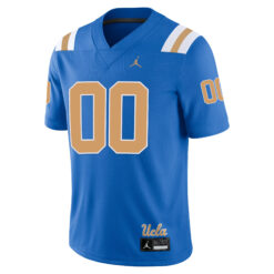 Alternative view of Custom UCLA Bruins Football Blue Home Stitched Jersey