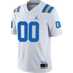 Alternative view of Custom UCLA Bruins Football White Away Stitched Jersey