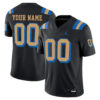 Custom UCLA Bruins Football Black Alternate Stitched Jersey