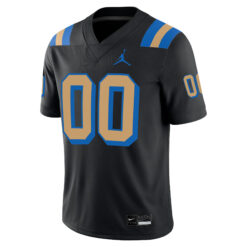Alternative view of Custom UCLA Bruins Football Black Alternate Stitched Jersey
