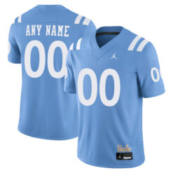 Custom UCLA Bruins Football Light Blue Alternate Stitched Jersey