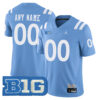 Custom UCLA Bruins Football Light Blue Alternate Stitched Jersey w/ B1G Patch