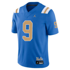 Alternative view of Nico Iamaleava UCLA Bruins Football Blue Home Stitched Jersey