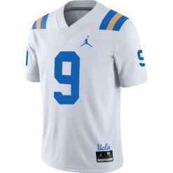 Alternative view of Nico Iamaleava UCLA Bruins Football White Away Stitched Jersey