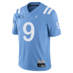 Alternative view of Nico Iamaleava UCLA Bruins Football Light Blue Alternate Stitched Jersey w/ B1G Patch