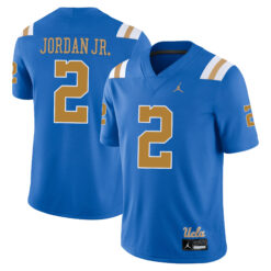 Andre Jordan Jr. UCLA Bruins Football Blue Home Stitched Jersey