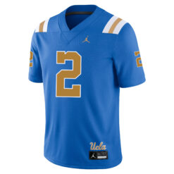 Alternative view of Andre Jordan Jr. UCLA Bruins Football Blue Home Stitched Jersey