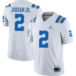 Andre Jordan Jr. UCLA Bruins Football White Away Stitched Jersey