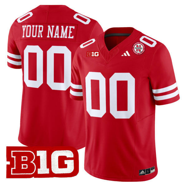 Custom Nebraska Cornhuskers Football Scarlet Vapor Limited Stitched Jersey