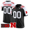 Custom Nebraska Cornhuskers Football Black Alternate Vapor Limited Stitched Jersey