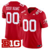 Custom Nebraska Cornhuskers Football Scarlet Limited Stitched Jersey