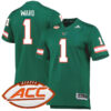 Cam Ward Miami Hurricanes Football Green Alternate Stitched Jersey w/ ACC Patch