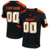 Custom Oregon State Beavers Football Black Home Stitched Jersey