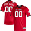 Custom North Carolina State Wolfpack Football Red Home Game Stitched Jersey