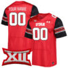 Custom Utah Utes Football Red Home Game Stitched Jersey w/ BIG12 Patch