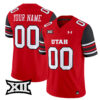 Custom Utah Utes Football Red Vapor Limited Stitched Jersey